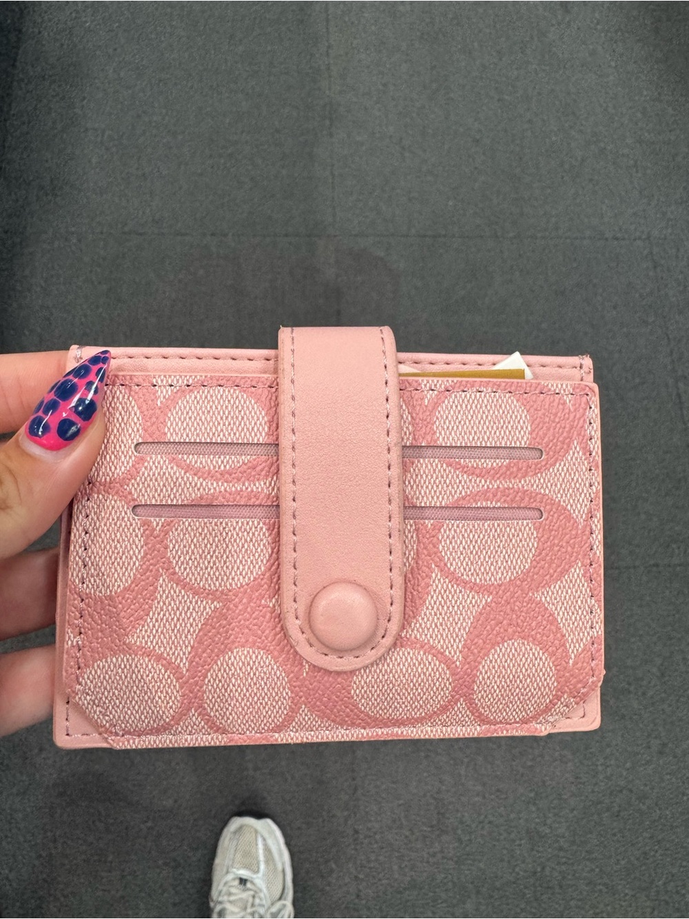 Pink wallet